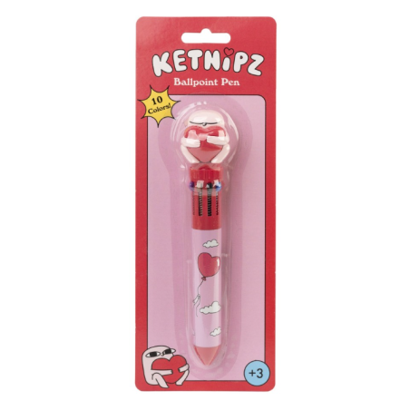 Stylo 3D cœur 10 couleurs Ketnipz