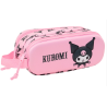 Trousse double 3D Kuromi Hello Kitty  21 X 8 X 6 Cm