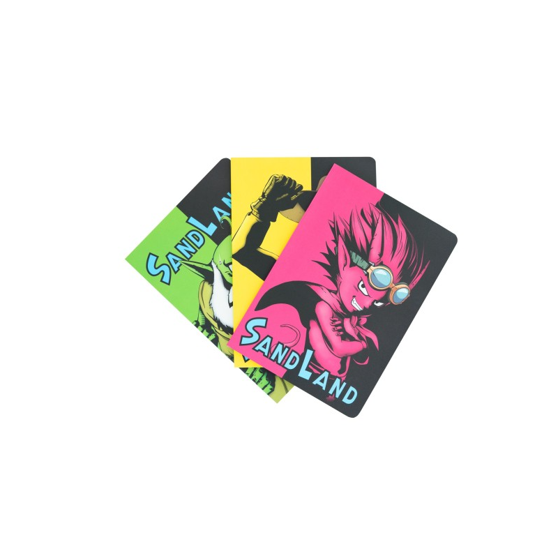 PACK DE 3 CAHIERS A5 SAND LAND BEELZEBUB, RAO ET THIEF