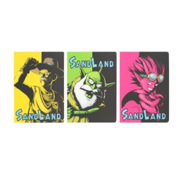 PACK DE 3 CAHIERS A5 SAND LAND BEELZEBUB, RAO ET THIEF