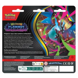 PACK 3 BOOSTERS MEGA EVOLUTION FLAMMES FANTASMAGORIQUES POKEMON