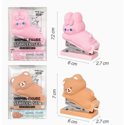 BLIND BOX AGRAFEUSES EN FORME D'ANIMAUX LAPIN ET OURS