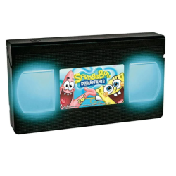 Lampe Cassette VHS Bob l'Eponge et Patrick