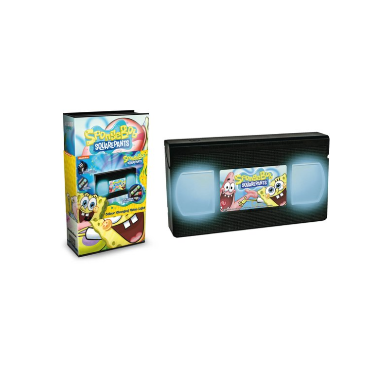 Lampe Cassette VHS Bob l'Eponge et Patrick