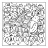 COLORIAGE Cozy colo Bananya - Chatons trop mignons
