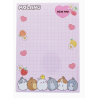 Bloc-notes de bureau Molang Fruits