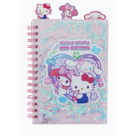 Cahier à paillettes Hello Kitty Sweets