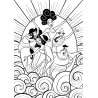 COLORIAGE Girl power DISNEY
