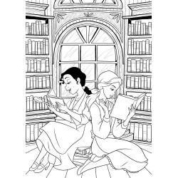COLORIAGE Girl power DISNEY