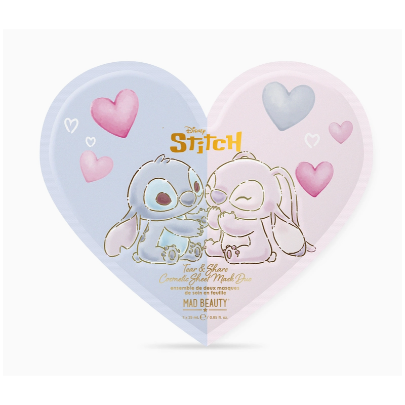 Duo de masque en tissu Stitch & Angel - Disney