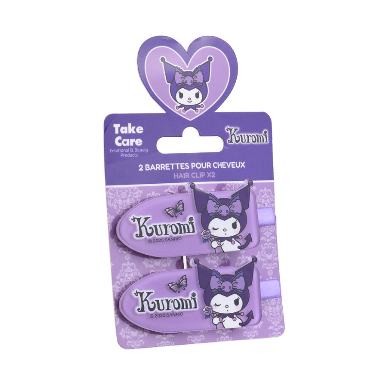 Lot de 2 barrettes pour cheveux Kuromi - Hello Kitty