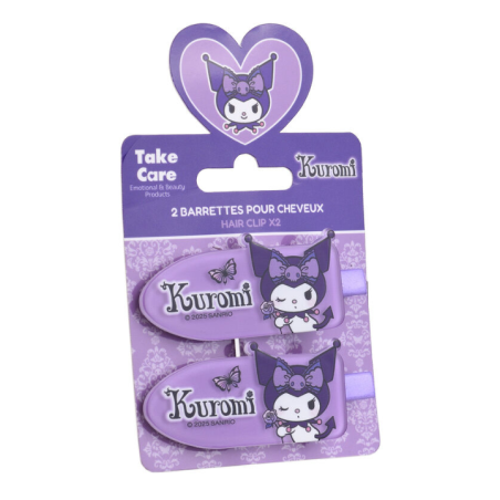 Lot de 2 barrettes pour cheveux Kuromi - Hello Kitty