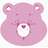 Bouillote doudou Bisounours rose