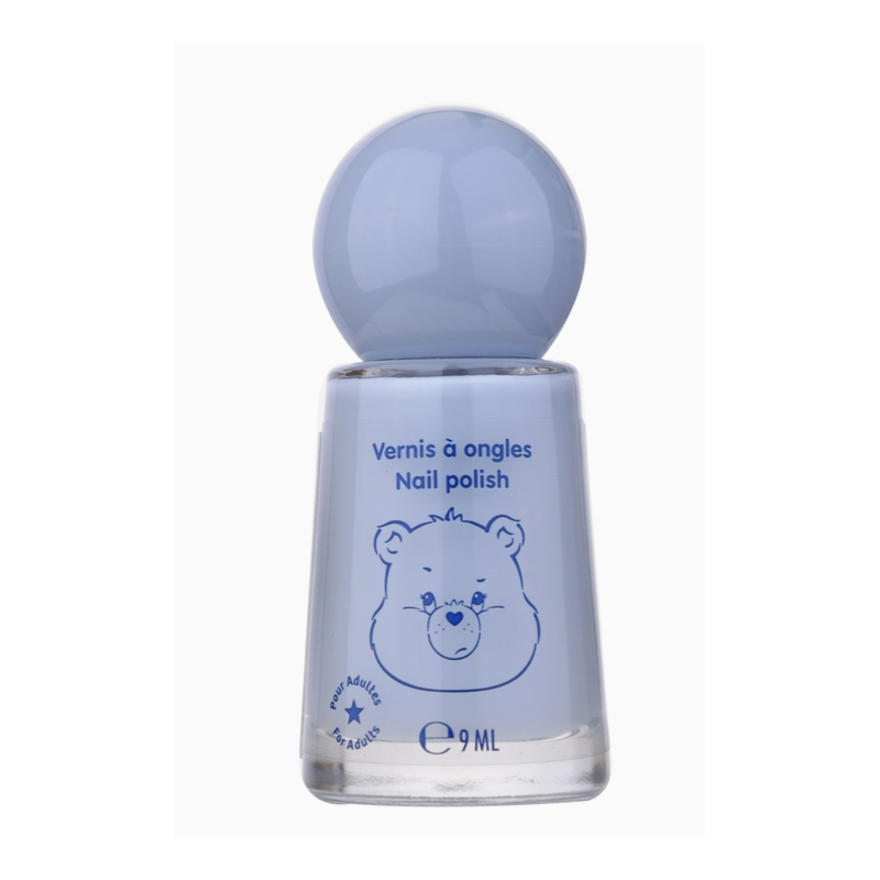 Vernis à ongles bleu - Bisounours