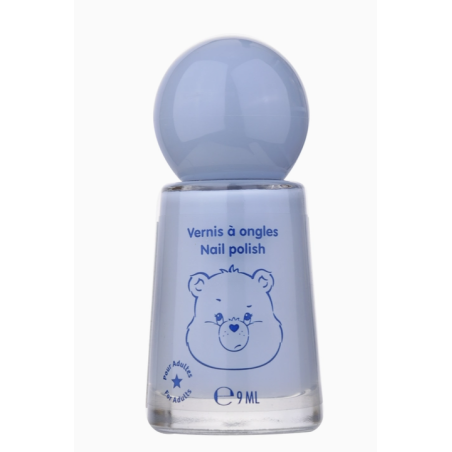 Vernis à ongles bleu - Bisounours