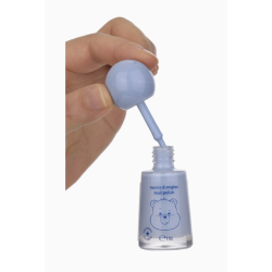 Vernis à ongles bleu - Bisounours