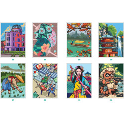Coloriages mystères Trésors du Japon