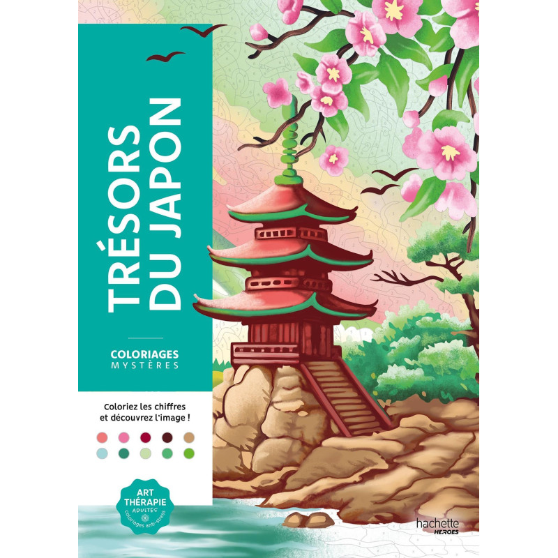 Coloriages mystères Trésors du Japon