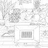 Coloriage Cozy Colo - Moments tout doux