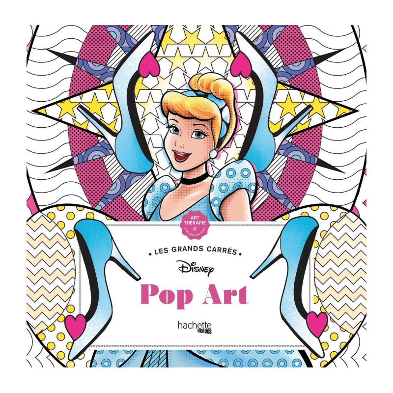 Coloriage Grands carrés Disney Pop Art