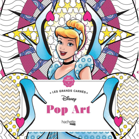 Coloriage Grands carrés Disney Pop Art