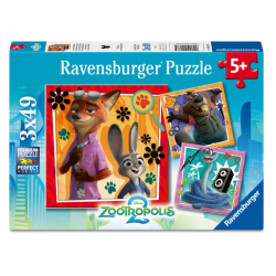 Puzzles X 3  Zootopie Disney