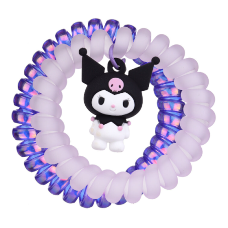 Blister de 2 chouchous à cheveux Kuromi - Hello Kitty