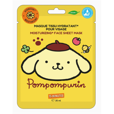 Masque en Tissu Visage Hydratant POMPOMPURIN