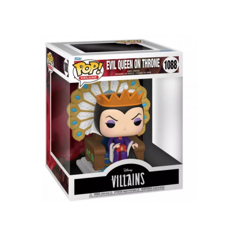 Disney - Villains - Figurine FUNKO POP  La méchante Reine- Evil Queen on Throne - 1088