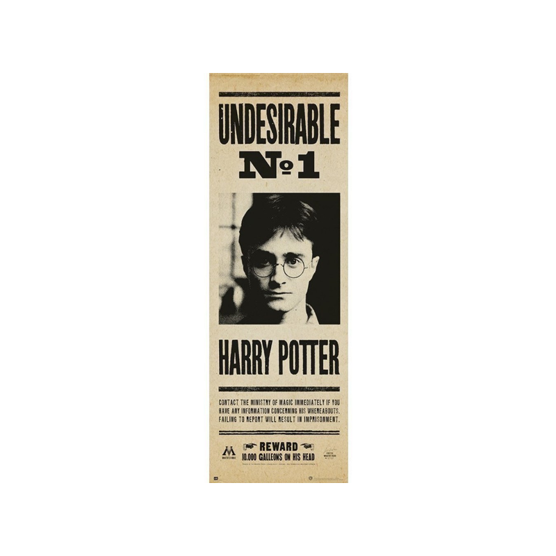 POSTER DE PORTE UNDESIRABLE N°1 HARRY POTTER