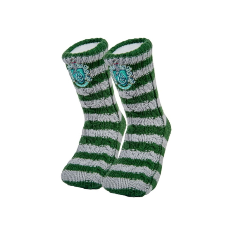 Harry Potter - Paire de chaussettes Serpentard :Taille unique 25cm