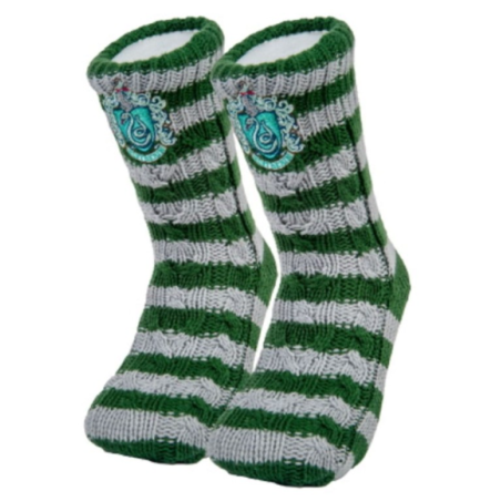 Harry Potter - Paire de chaussettes Serpentard :Taille unique 25cm