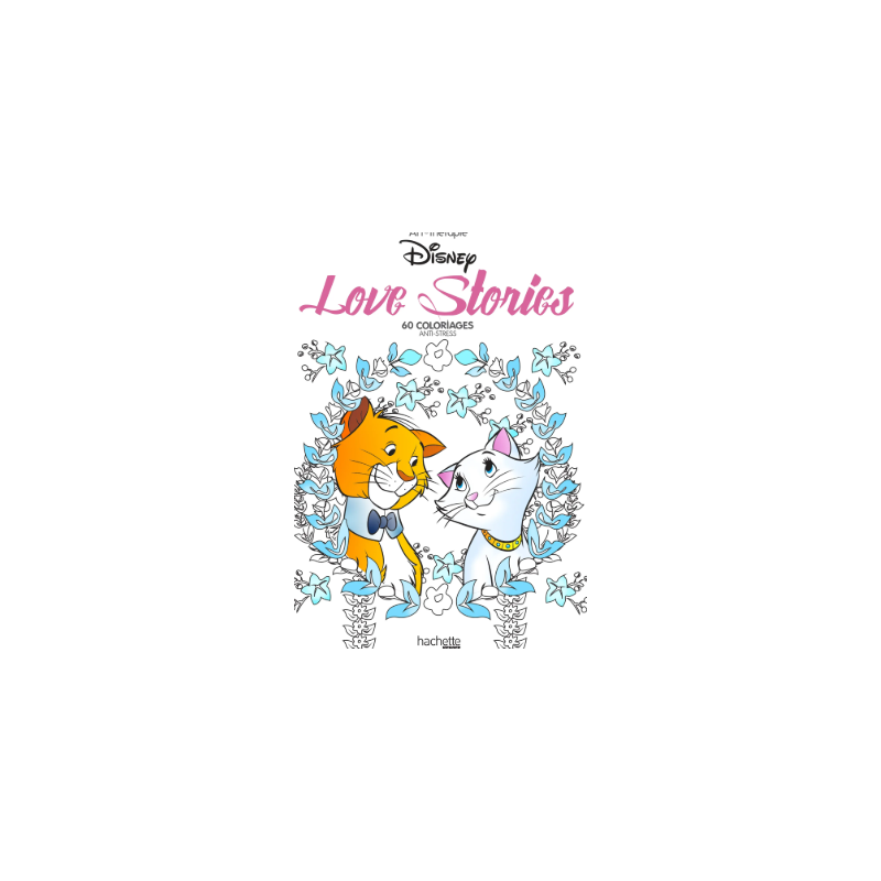 COLORIAGE MINI BLOC LOVE STORIES DISNEY