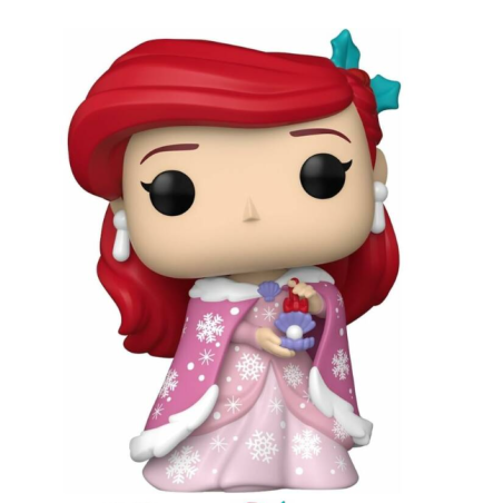 Figurine Pop Ariel En Tenue d'Hivers N°1615 - Disney La Petite Sirène