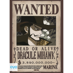 ONE PIECE Set 2 Chibi Posters Wanted Mihawk & Crocodile