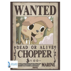 ONE PIECE - Wanted Chopper & Brook - Set de 2 posters '52x38'