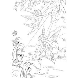 Coloriage Mini Bloc Nature Disney