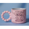 DISNEY - ANGEL - Mug Coloré Premium 300ml