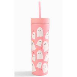Gobelet Halloween Fantômes - Rose  473 ml