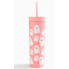 Gobelet Halloween Fantômes - Rose  473 ml