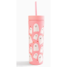 Gobelet Halloween Fantômes - Rose  473 ml