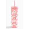 Gobelet Halloween Fantômes - Rose  473 ml