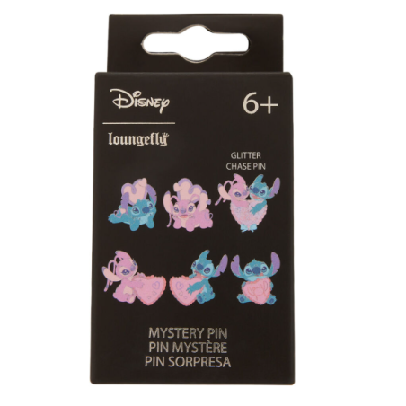 Blind box pin's Stitch & Angel Coeur - Disney - Loungefly