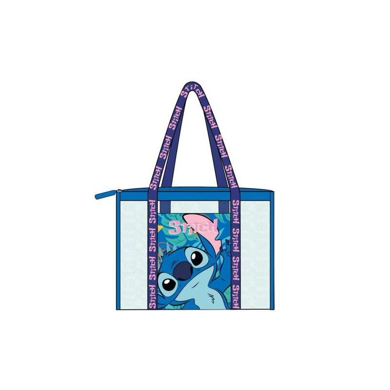 Sac de plage en filet Disney Stitch
