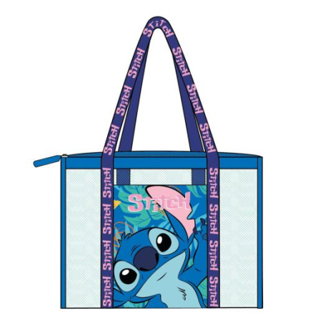 Sac de plage en filet Disney Stitch