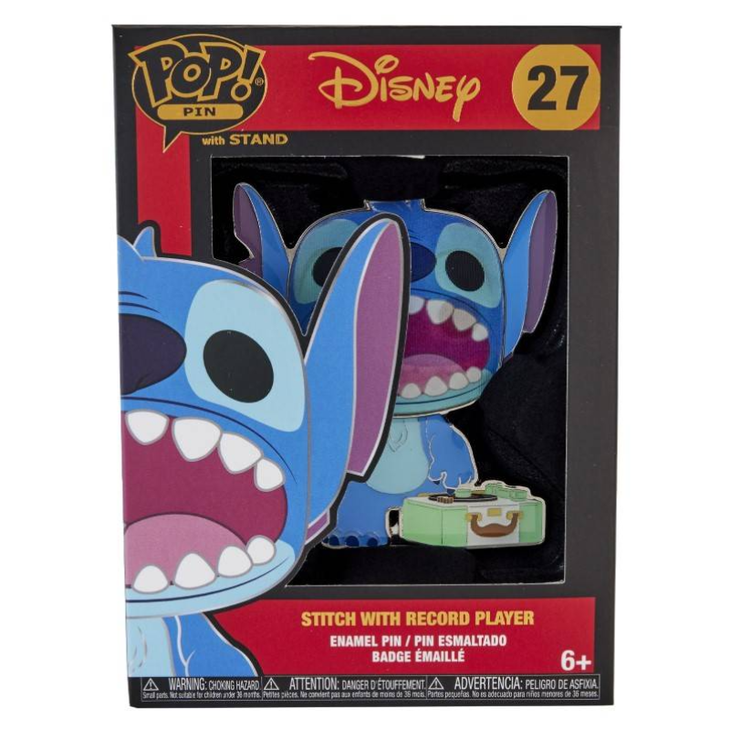 Disney - Lilo et Stitch -Pop Pin's Stitch avec tourne disque