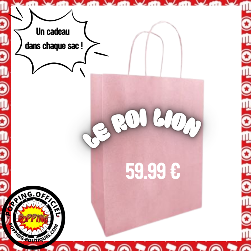 SAC SURPRISE POPPING BOX LE ROI LION - Avec Cadeau