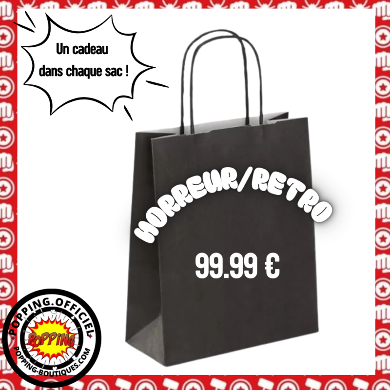 SAC SURPRISE POPPING BOX HORREUR/RETRO - Avec Cadeau