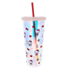 Hello Kitty et ses amis - Gobelet et paille - 600 ml