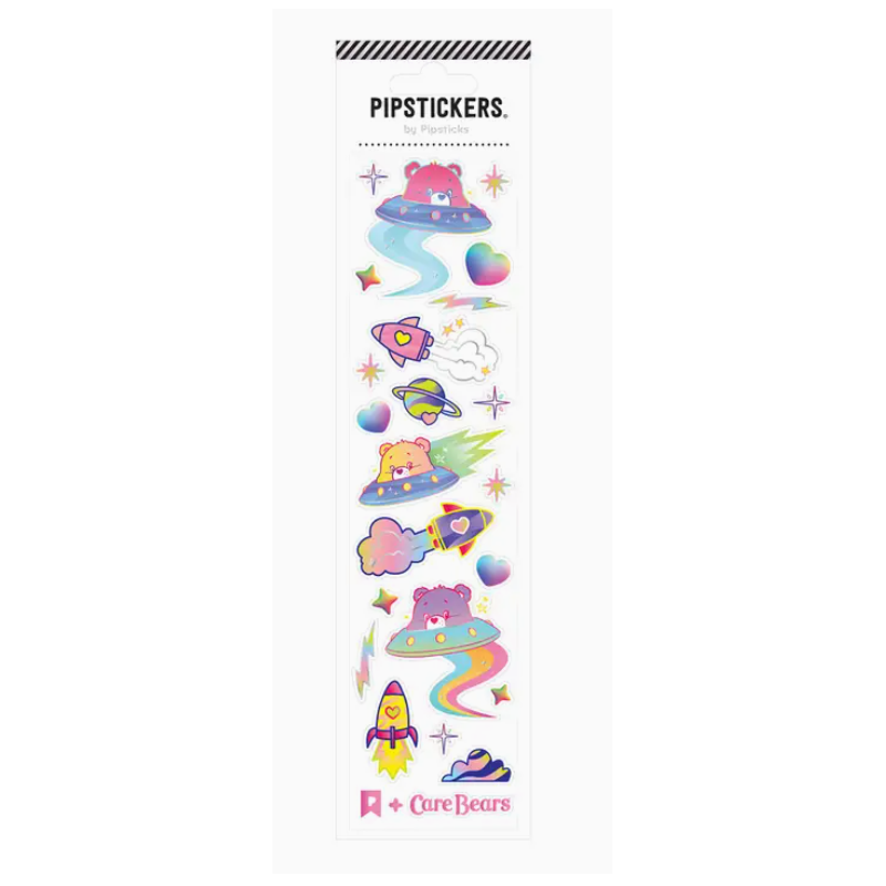 Planche de Stickers Bisounours Tour de Fusée